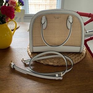 Kate Spade Leather and woven Handbag